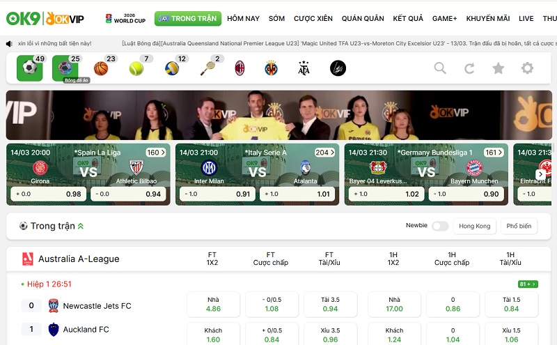 Phân Tích Kèo Chuyên Sâu & Tin Tức Nóng Hổi Mùa Giải Mới Cùng OK9